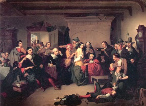'Examination of a Witch' Thompkins H. Matteson, 1853, from the Salem Witch Trials Documentary Archive and Transcription Project